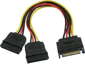 Dark P202 15Pin SATA - 2x15Pin SATA Dönüştürücü Kablo