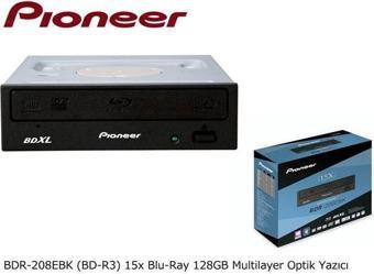 Pioneer BDR-208EBK (BD-R3) 15x Blu-Ray 128GB Multilayer Optik Yazıcı