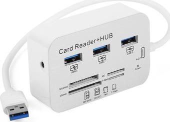 TX TXACUCR340 3xUSB 3.0 HUB ve Çoklu Harici Kart Okuyucu