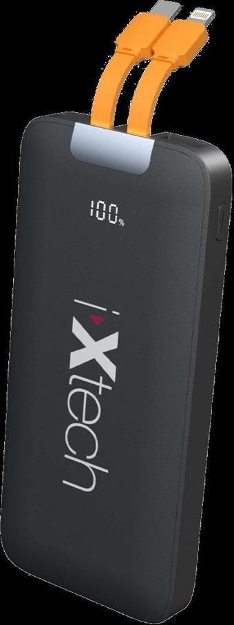 İxtech 10.000 Mah Powerbank 22.5W Siyah Ix-Pb022