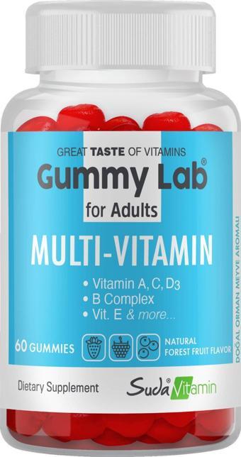 SUDA VİTAMİN GUMMY LAB IMMUN GARD FOR ADULTS ORMAN MEYVELİ 60 GUMMİES