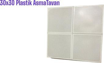 Mete Panel Plastik Asma Tavan 30*30 4 M2 Beyaz Renk Tam Takım