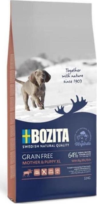 Bozita Geyikli Tahılsız Mother & Puppy XL Büyük Irk  Köpek Maması 12 Kg