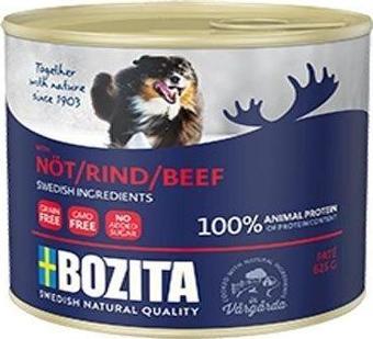 Bozita Tahılsız Sığır Etli Köpek Konserve Maması 625 Gr