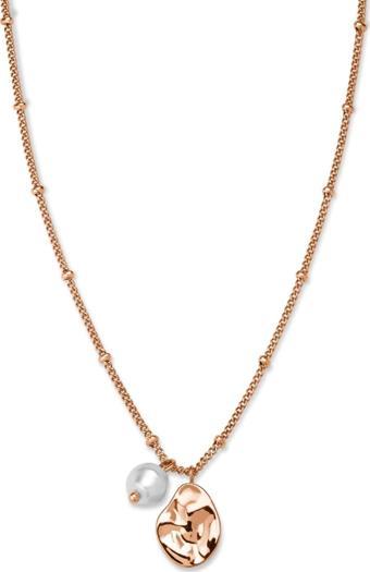 ROSEFIELD Pearl & Waved JTNPRG.J447 Çelik Kolye
