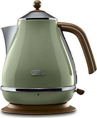 Delonghi KBOV 2001.GR Icona Vintage Yeşil 2000 Watt 1.7 Litre Çelik Kettle