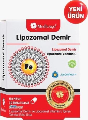 MEDİCAGO LIPOZOMAL DEMİR 30 KAPSÜL