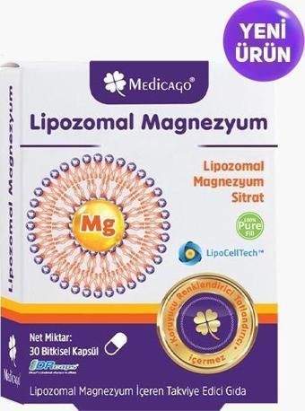 MEDİCAGO LIPOZOMAL MAGNEZYUM 30 KAPSÜL