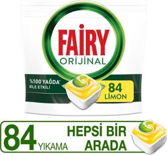 Fairy Hepsi Bir Arada Limonlu Bulaşık Makinesi Tablet 84 Lü