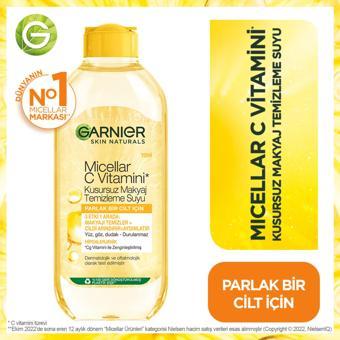 Garnier Micellar C Vitamini Kusursuz Makyaj Temizleme Suyu 400 ml