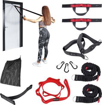 Rebuwo Çok fonksiyonlu Direnç Egzersiz Seti GYM Resistance Exercise Kit