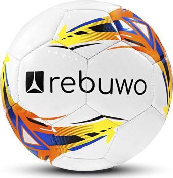 Rebuwo Futbol Topu Beyaz Turuncu 5 Numara Maç Topu