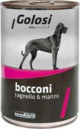 Golosi Kuzu ve Sığır Etli Köpek Konserve Maması 400 Gr