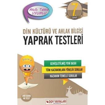 DDY Yayınları 7. Sınıf Din Kültürü ve Ahlak Bilgisi Yaprak Test  - DDY Yayınları