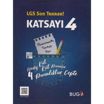 Buga Yayınları 8. Sınıf Matematik Türkçe Fen Katsayı 4 Soru Bankası - Buga Yayınları