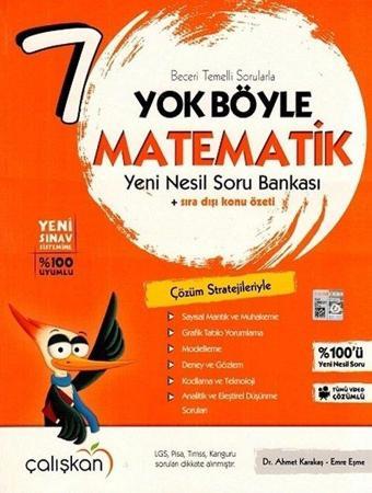 Çalışkan Yayınları 7. Sınıf Matematik Yok Böyle Soru Bankası - Çalışkan Yayınları