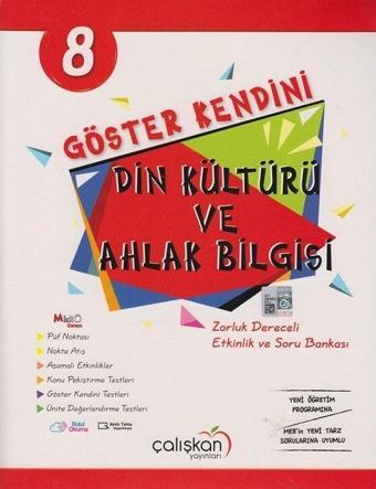 Çalışkan Yayınları 8. Sınıf Din Kültürü Ve Ahlak Bilgisi Göster Kendini Soru Bankası - Çalışkan Yayınları