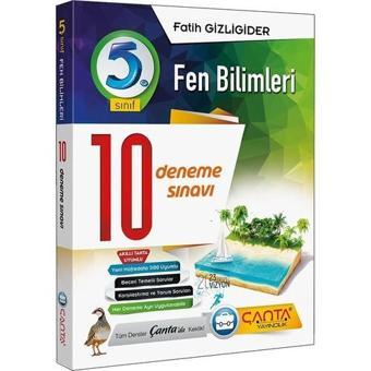Çanta Yayınları 5. Sınıf Fen Bilimleri 10 Deneme Sınavı - Çanta Yayınları