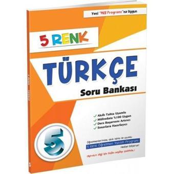 5 Renk Yayınları 5. Sınıf Türkçe Soru Bankası - 5 Renk Yayınları