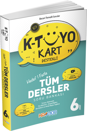 Katyon Yayınları 6. Sınıf Tüm Dersler Soru Bankası K-Tüyo Kart Destekli - Katyon Yayınları