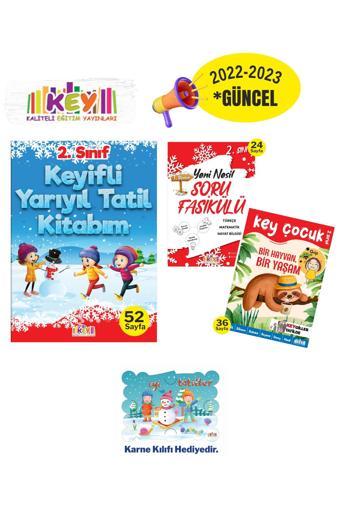 Kaliteli Eğitim Yayınları 2. Sınıf Kış Tatil Keyifli Tatiller 3Kitap - Key Yayınları