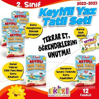 Kaliteli Eğitim Yayınları 2.Sınıf Yaz Tatil Seti (5 Kitap) - Key Yayınları