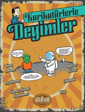 Kaliteli Eğitim Yayınları Karikatürlerle Deyimler - Key Yayınları