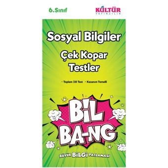 Kültür Yayınları 6. Sınıf Sosyal Bilgiler Bil-Bang Çalışma Testi - Kültür Yayınları