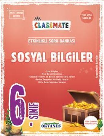 Okyanus Yayınları 6.Sınıf Sosyal Bilgiler Classmate Soru Bankası