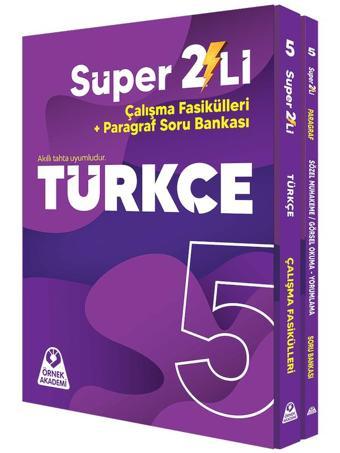 Örnek Akademi Yayınları 5. Sınıf Türkçe Süper İkili Seti - Örnek Akademi Yayınları