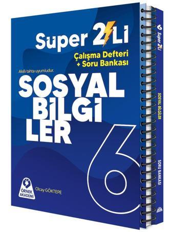 Örnek Akademi Yayınları 6. Sınıf Sosyal Bilgiler Süper İkili Seti - Örnek Akademi Yayınları