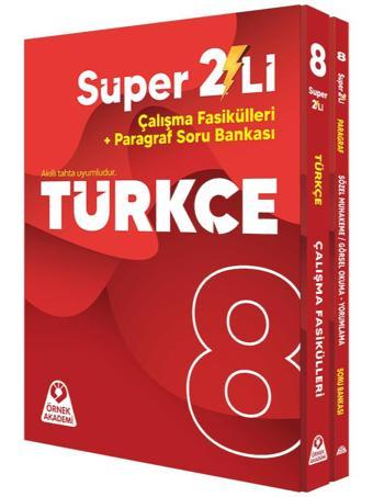 Örnek Akademi Yayınları 8. Sınıf Türkçe Süper İkili Seti - Örnek Akademi Yayınları