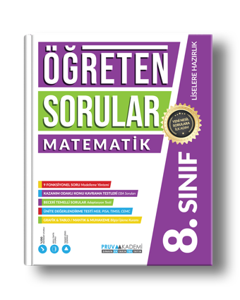 Pruva Yayınları 8. Sınıf Matematik Öğreten Sorular  - Pruva Yayınları
