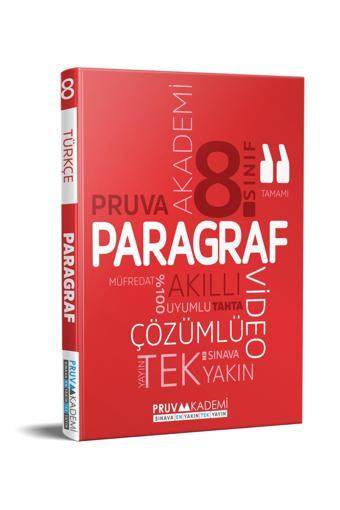 Pruva Yayınları 8. Sınıf Paragraf Soru Bankası - Pruva Yayınları