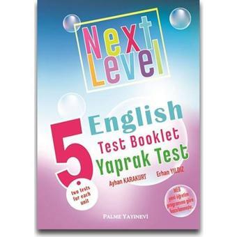 Palme Yayınları 5. Sınıf Next Level English Test Booklet Yaprak Test - Palme Yayınları