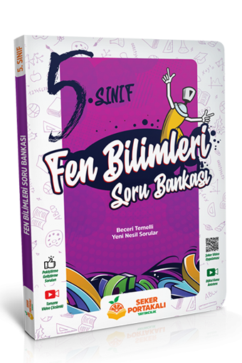 Şeker Portakalı Yayınları 5. Sınıf Fen Bilimleri Soru Bankası - Şeker Portakalı Yayınları