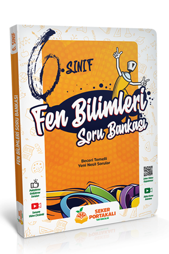 Şeker Portakalı Yayınları 6. Sınıf Fen Bilimleri Soru Bankası - Şeker Portakalı Yayınları