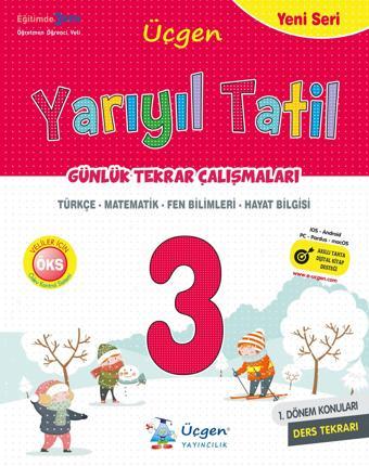 Üçgen Yayınları 3. Sınıf Yaz Tatili 12 Haftalık Tekrar + Deneme - Üçgen Yayınları