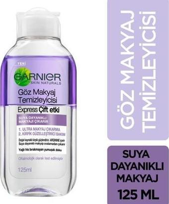 Garnier Göz Makyaj Temizleyicisi Express Çift Etki 125 ml.