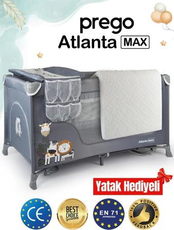 Prego Atlanta Max 70x120 cm Oyun Parkı - Yatak Hediyeli