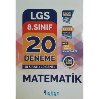 Netfen Yayınları 8. Sınıf Lgs Matematik 20 Deneme - Netfen Yayınları