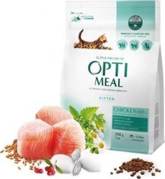 OptiMeal Kitten Tavuklu Hamile ve Yavru Kedi Maması 700 Gr