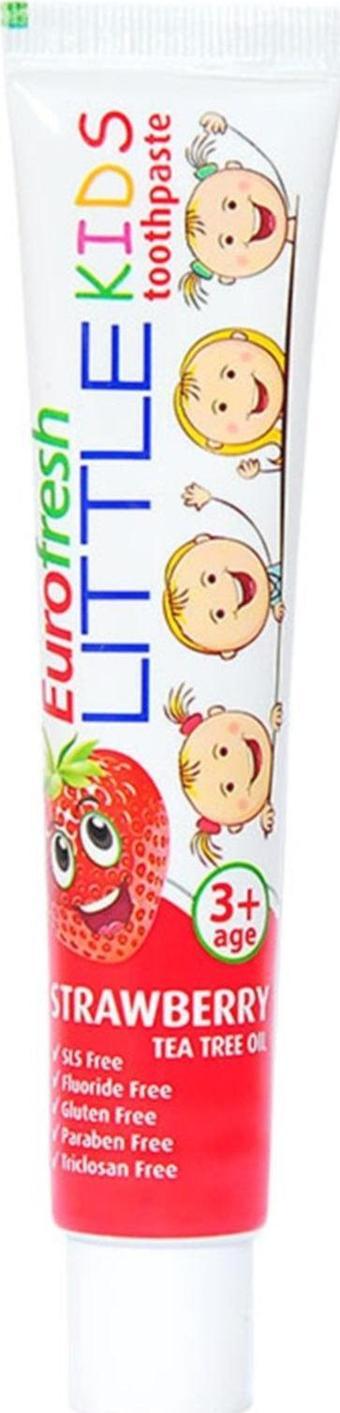 Farmasi Eurofresh 3 Yaş Üzeri Çocuklar için Çilek Aromalı Diş Macunu- Little Kids 50 g 8690131674311