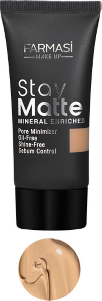 Farmasi Fondöten - Stay Matte Foundation Sun Tan 05 30 ml 8690131772345