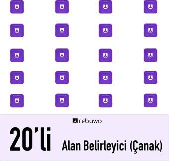 Rebuwo Alan Belirleyici Çanak Antrenman Çanağı 20 Adet