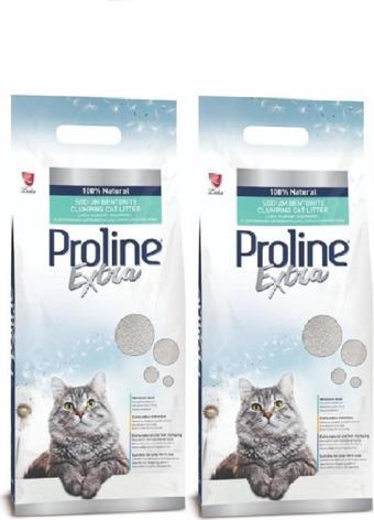 Proline Extra Sodium Bentonite İnce Taneli Kedi Kumu 10 kg x 2 Adet