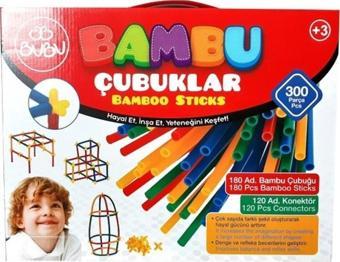 Bu-Bu Bambu Çubuklar Hayal Et İnşa Et Yeteneğini Geliştir 300 Lü Bc0001