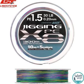 Linesystem Jigging X8 İp Misina PE 1.5 0.20mm 30lb 300mt