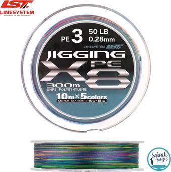 Linesystem Jigging X8 İp Misina PE 3.0 0.28mm 50lb 300mt