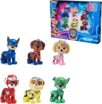 Paw Patrol Mighty 6'lı Aksiyon Figür Seti